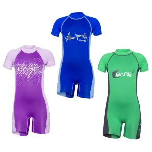 Bare 1mm Kids Guppy Shorty Dive Wetsuit