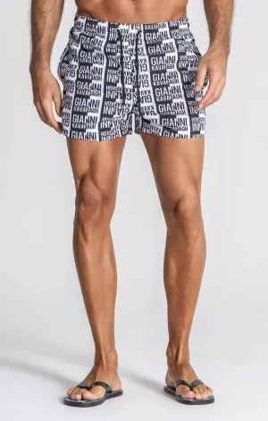 Black Multiply Swimshorts