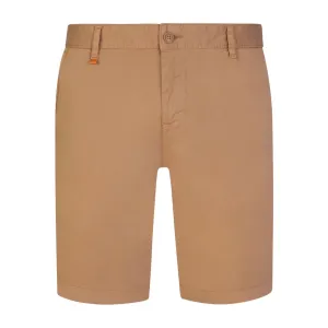 BOSS Beige Schino Slim Fit Shorts