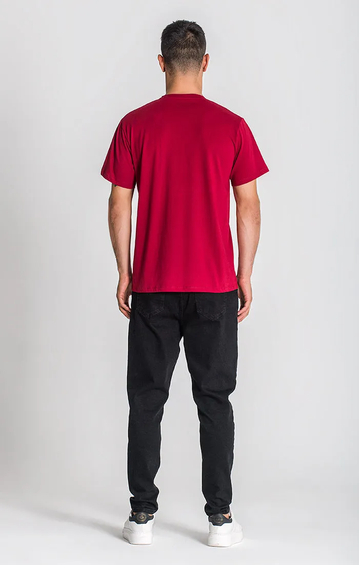 Burgundy Essential Micro Regular Tee