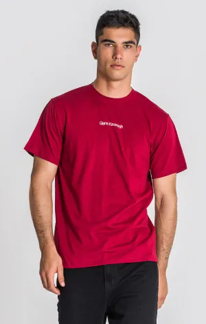 Burgundy Essential Micro Regular Tee