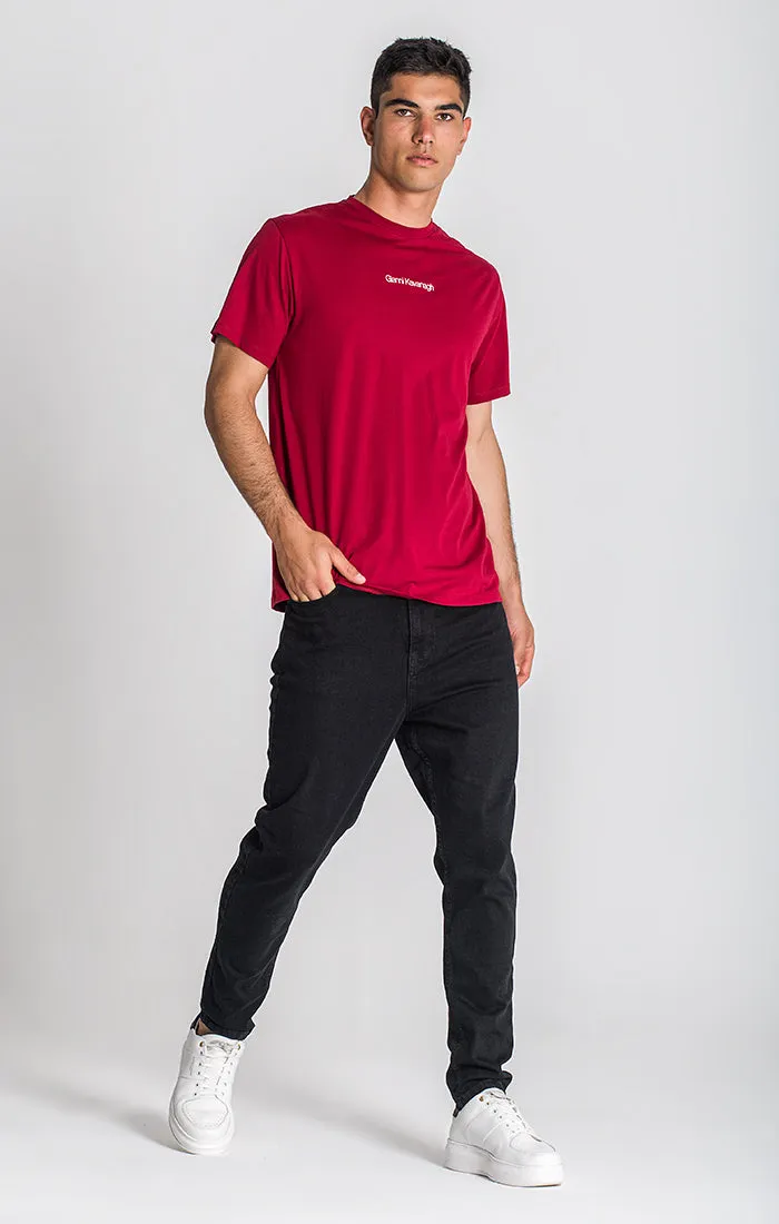 Burgundy Essential Micro Regular Tee