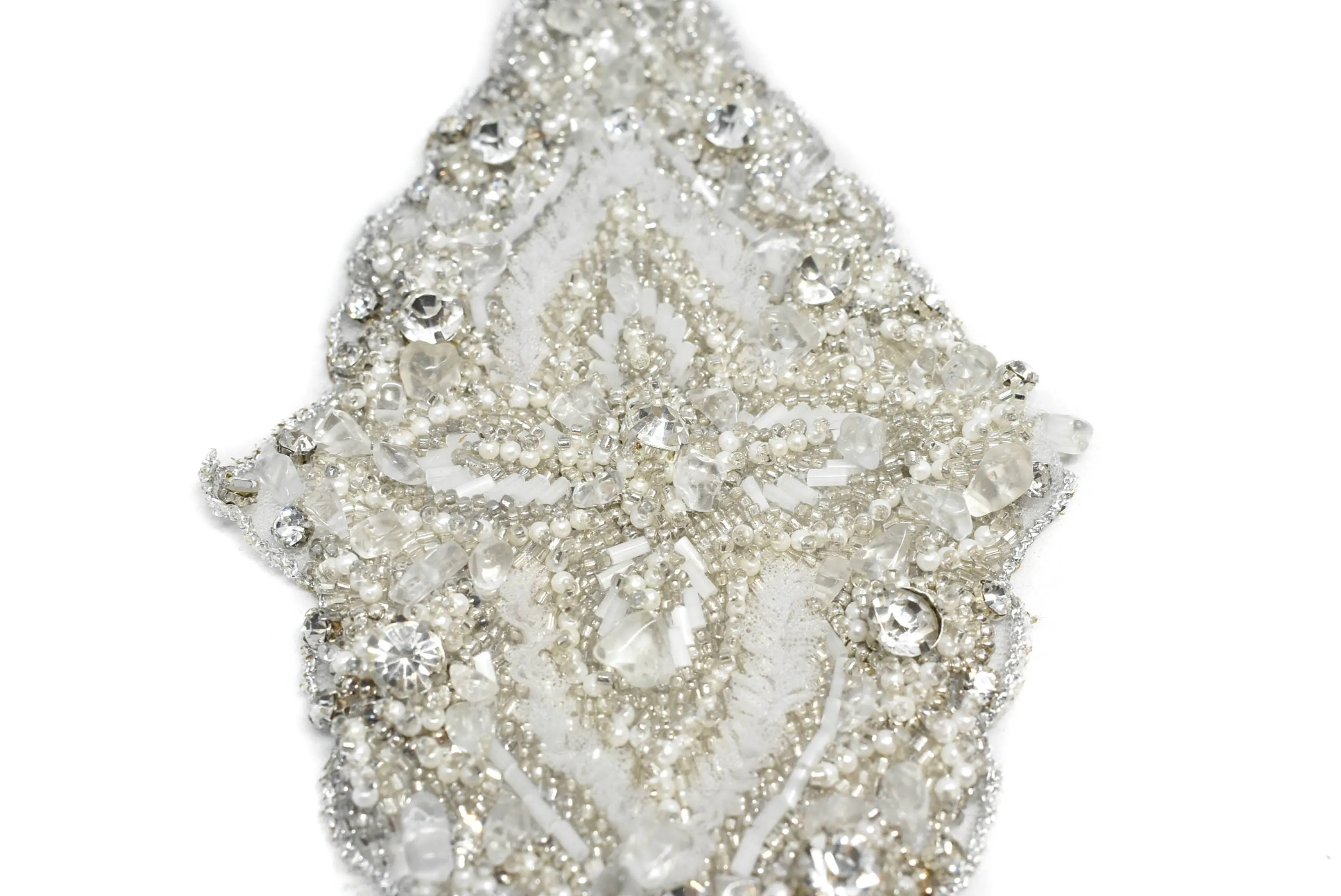 Classy Beaded Rhinestone Applique