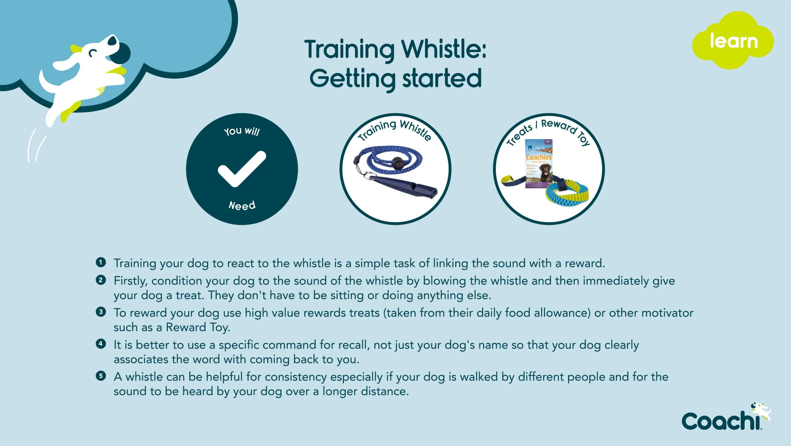 Coachi Training Whistle 2 Colours