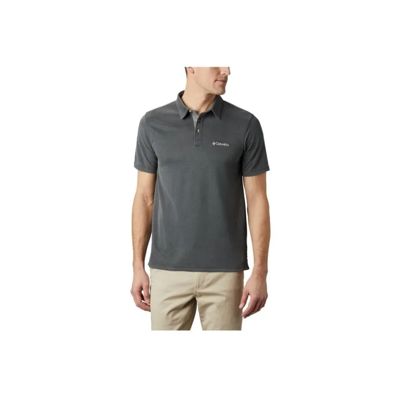 Columbia Mens Nelson Point Polo T-Shirt - Gray