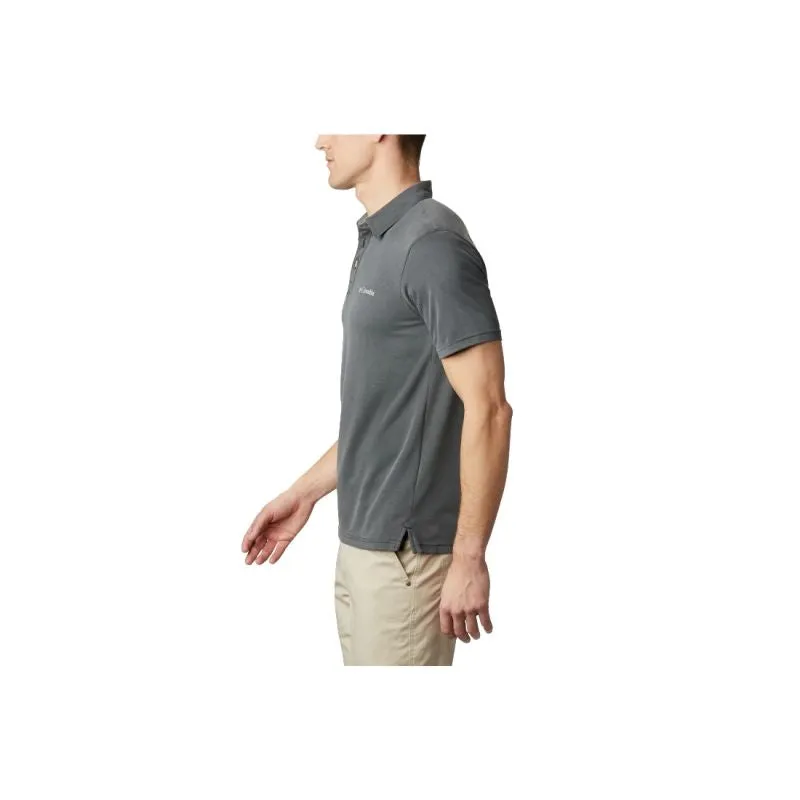 Columbia Mens Nelson Point Polo T-Shirt - Gray