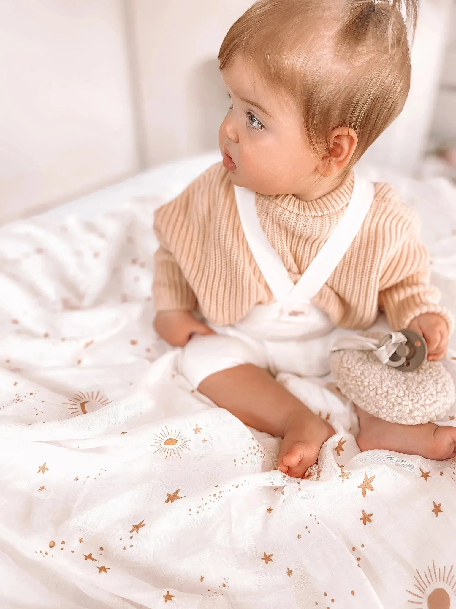 Constellation Organic Muslin Wrap Swaddle