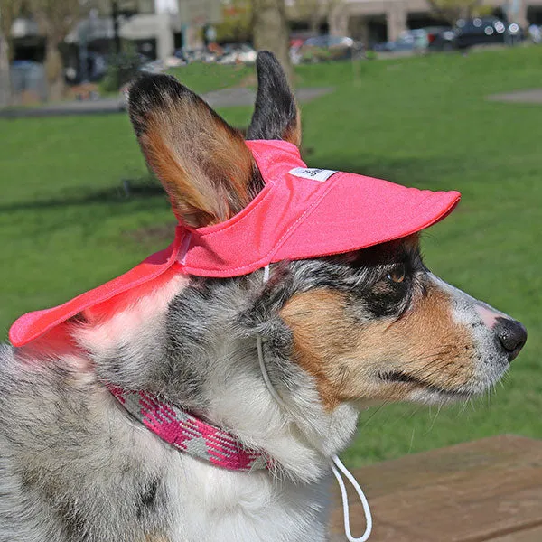 Cooling Hat with UPF50  For Cats & Dogs - Electric Coral