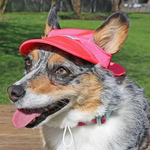 Cooling Hat with UPF50  For Cats & Dogs - Electric Coral