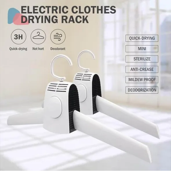 Electric Clothes Drying Rack (NEW YEAR 2020 Promotion-50% OFF & Free Shipping) - Portable Clothes Hangers Electric Laundry Dryer Smart Shoes Dryer Rack Coat Hanger For Winter Home Travel Rod Rack Hangers