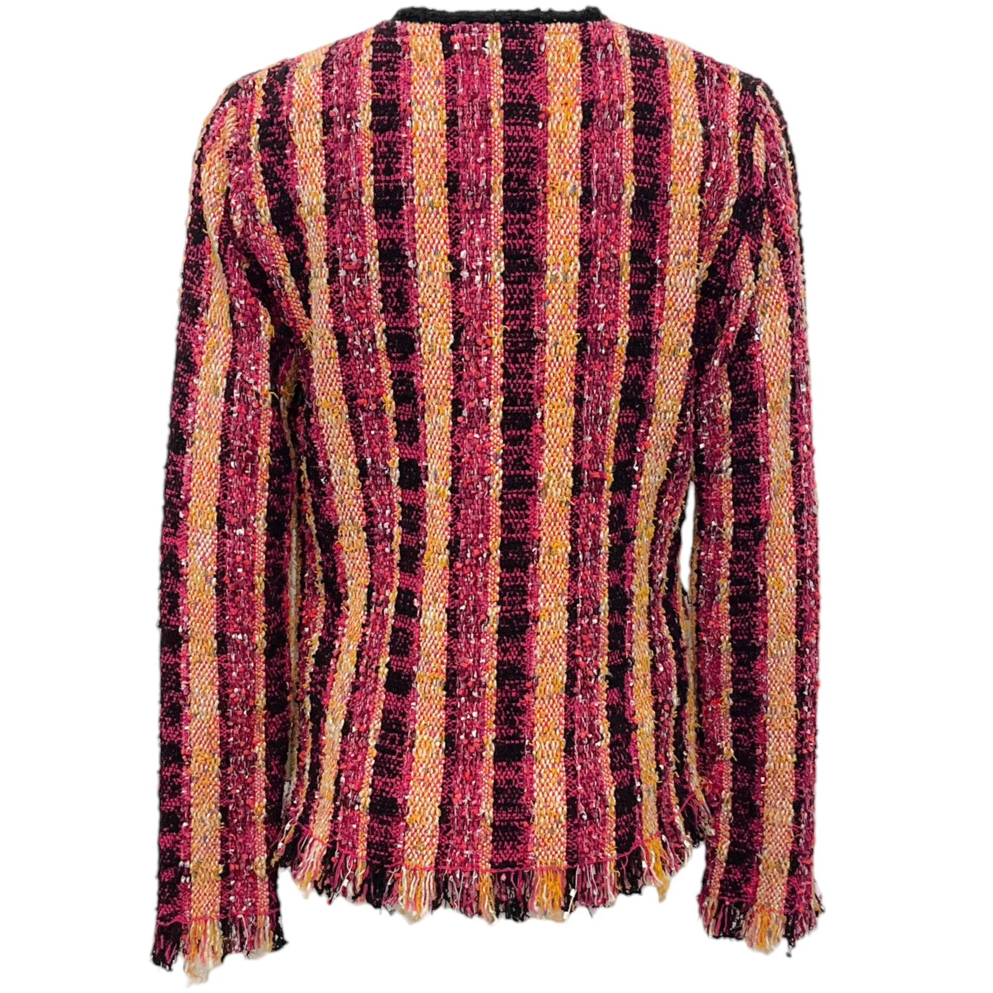 Etro Pink / Gold Tweed Knit Jacket