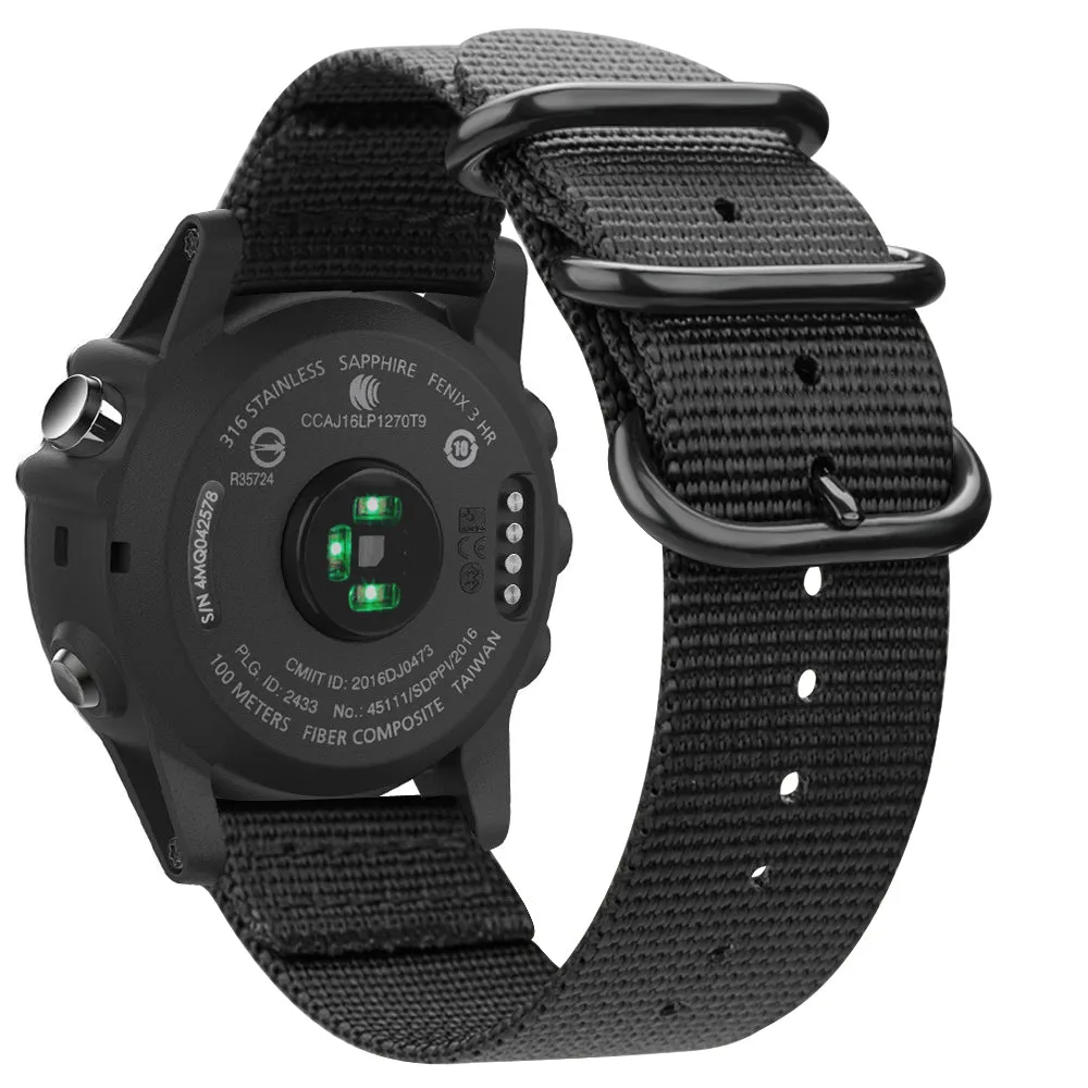 Garmin Fenix 7X/6X/5X Plus Soft Nylon Band| Fintie