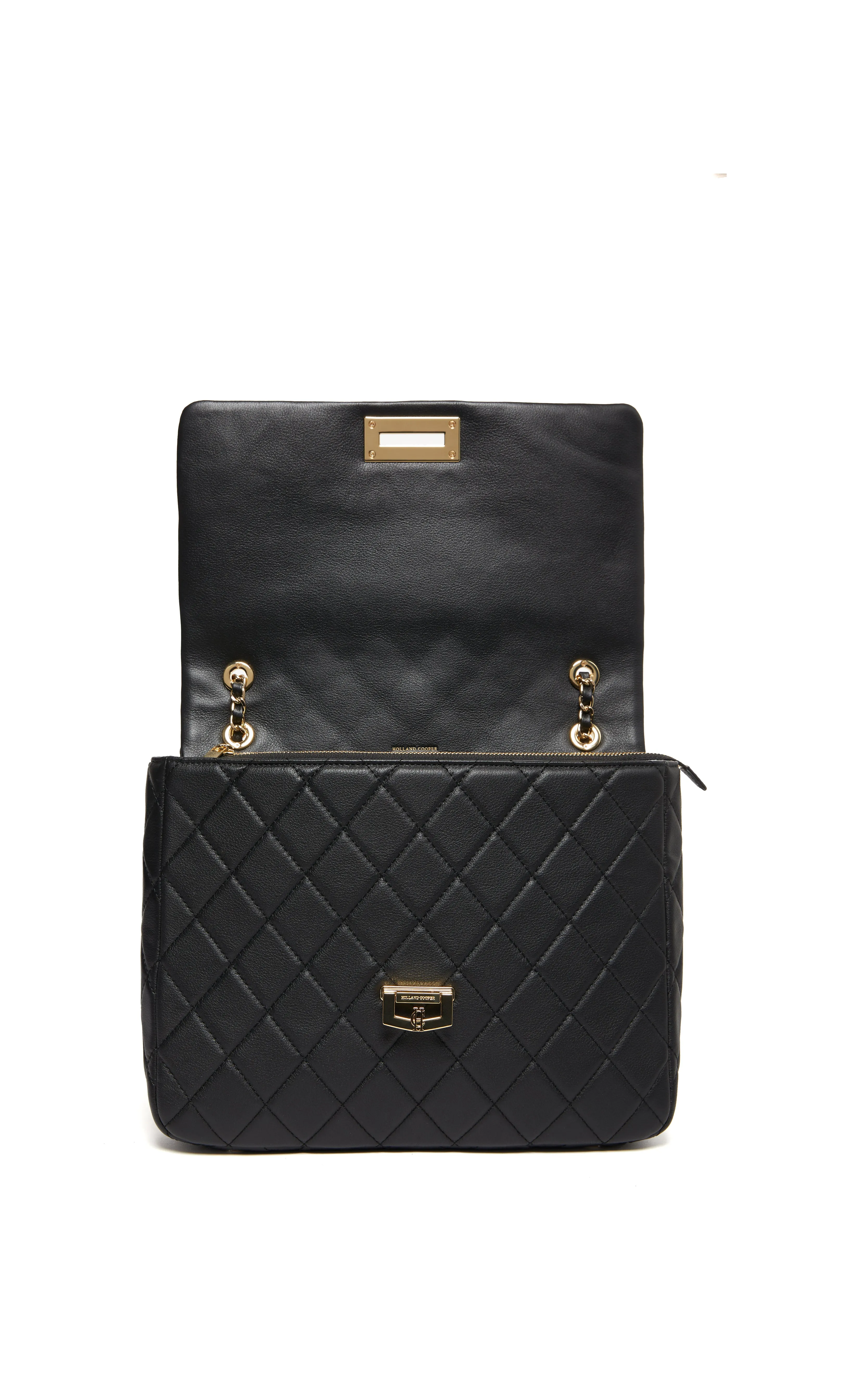 Holland Cooper Quilted Soho Bag in Black