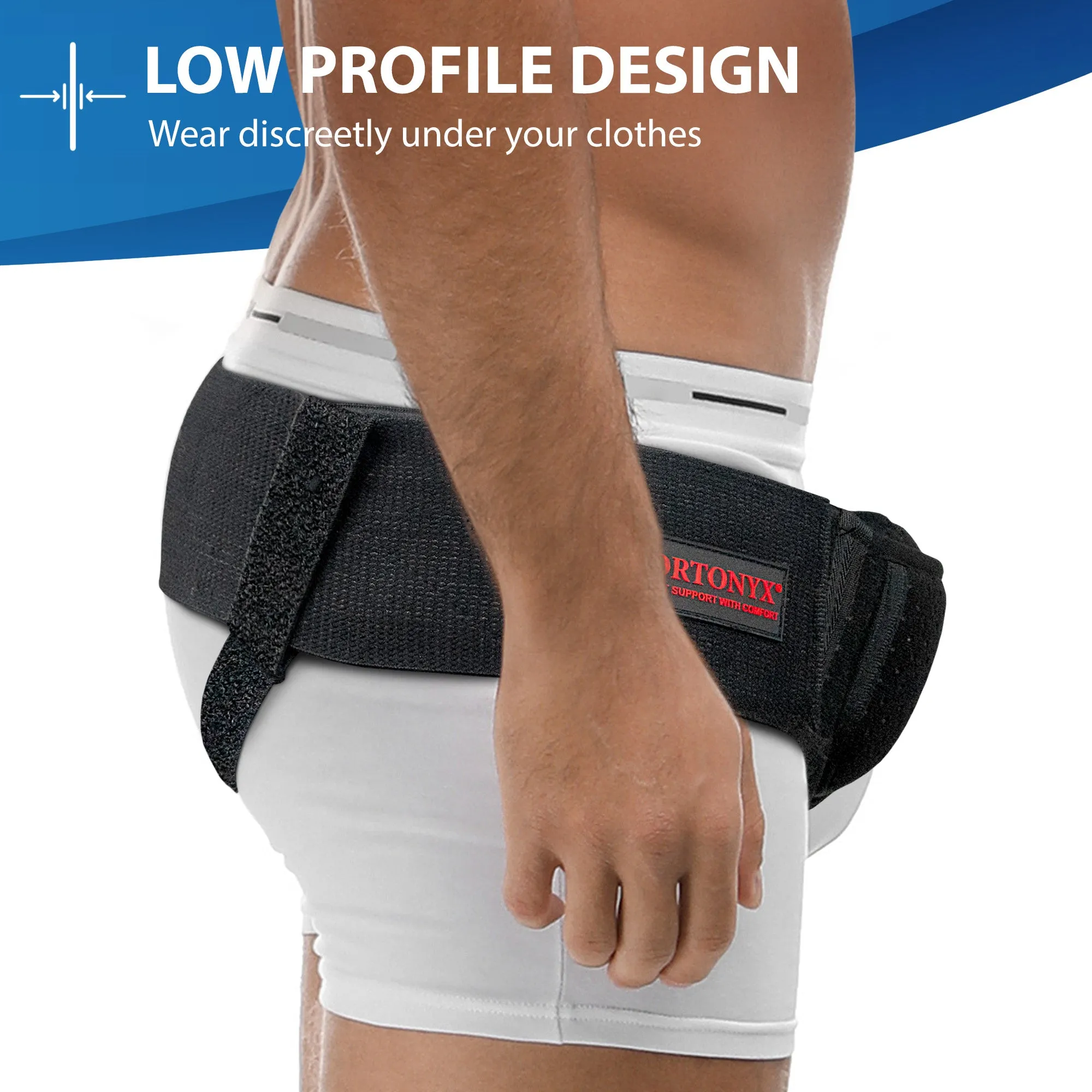 Inguinal Groin Hernia Belt for Men and Women - Left or Right Side