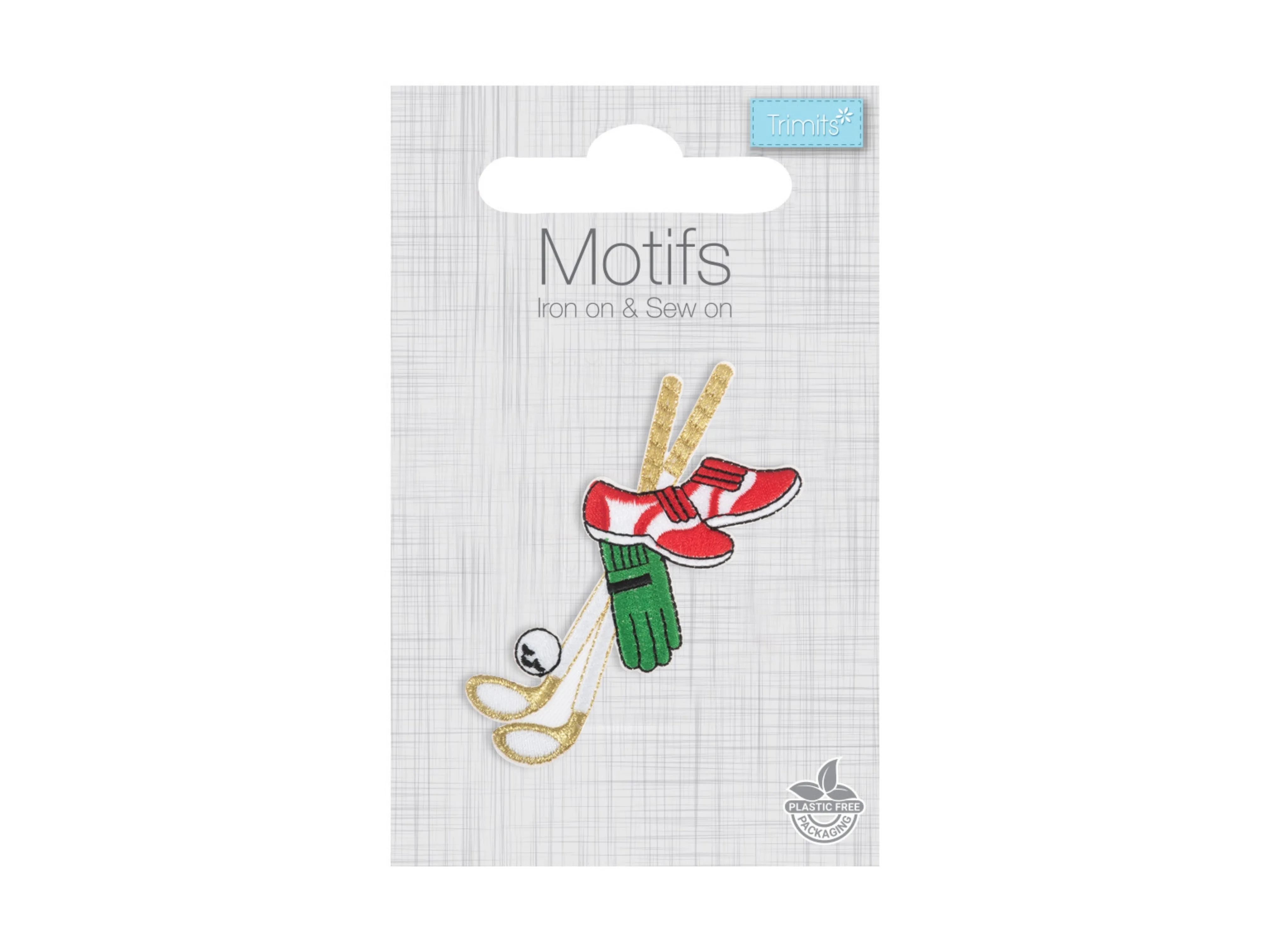 Iron -On & Sew-On Motif Patch - Golf