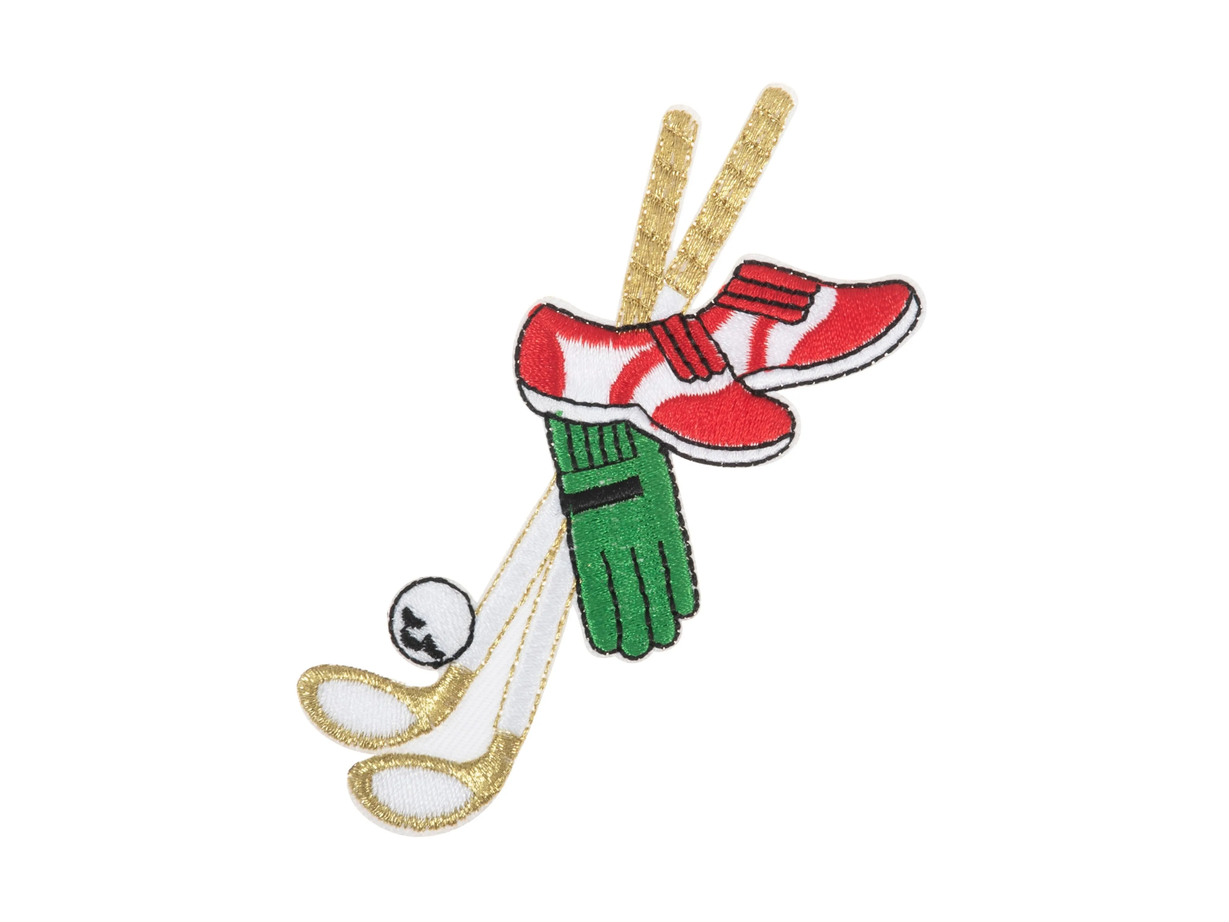 Iron -On & Sew-On Motif Patch - Golf