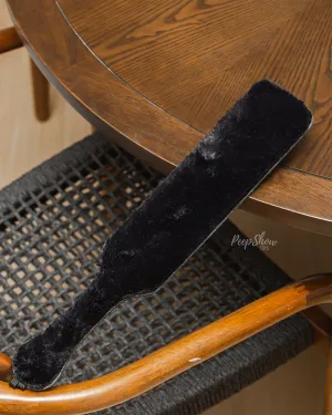 Leather Paddle with Black Fur Side