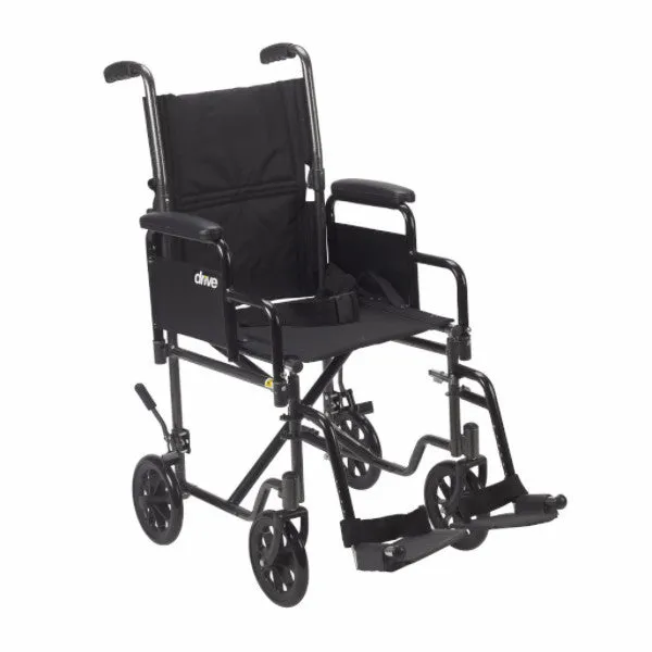 Lightweight Steel Transport Wheelchair