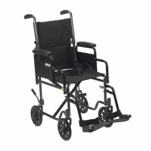 Lightweight Steel Transport Wheelchair