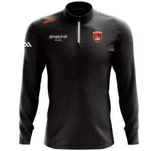 Mc Keever Armagh GAA Official Vital Lightweight 1/4 Zip Top - Womens - Black/White