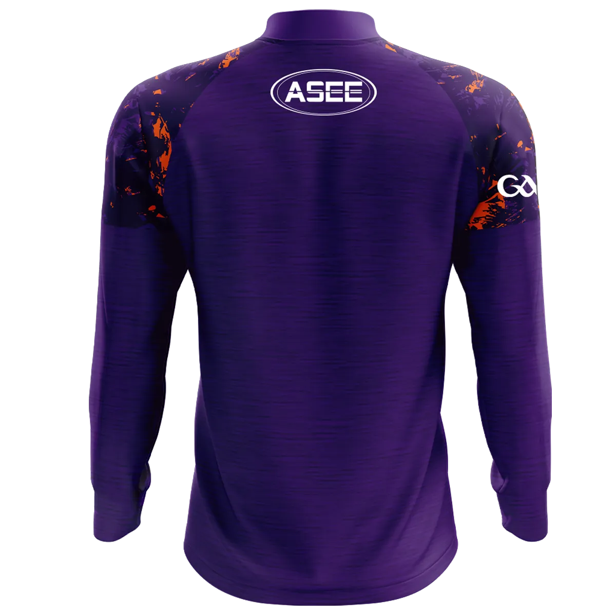 Mc Keever Armagh GAA Official Vital Lightweight 1/4 Zip Top - Womens - Purple/Orange