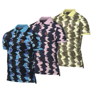 Men's Melbourne Court Printed Slim-Fit Tennis Polo