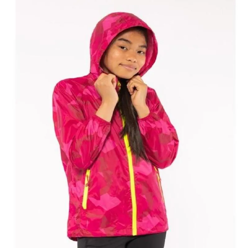 Mini Mac In A Sac Kids Packable Waterproof Jacket - Pink Camo