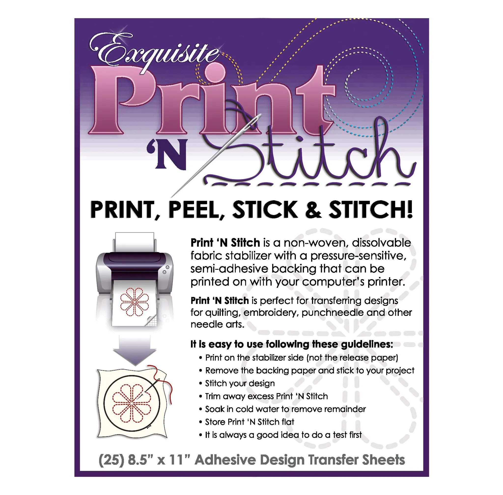 Print 'N Stitch Printable Stabilizer