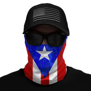 Puerto Rico Flag Multi-Use Face Bandana