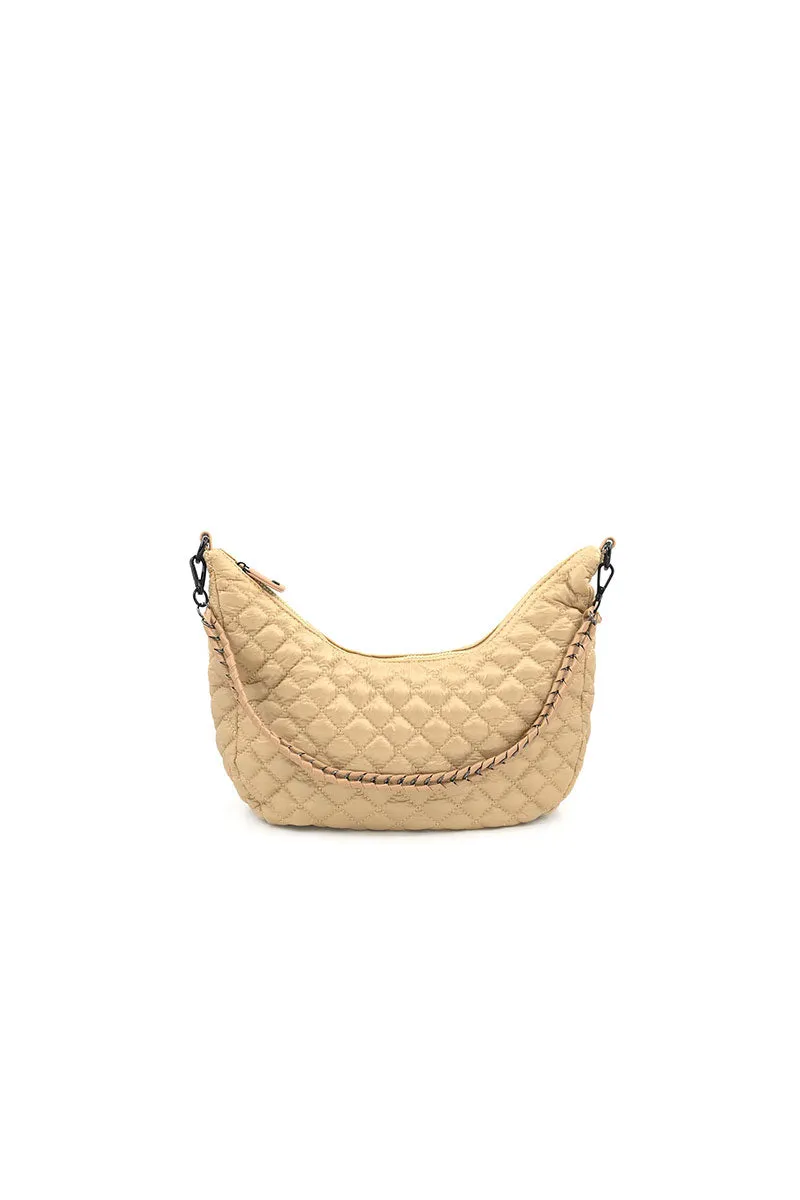 Quilted Hobo Bag