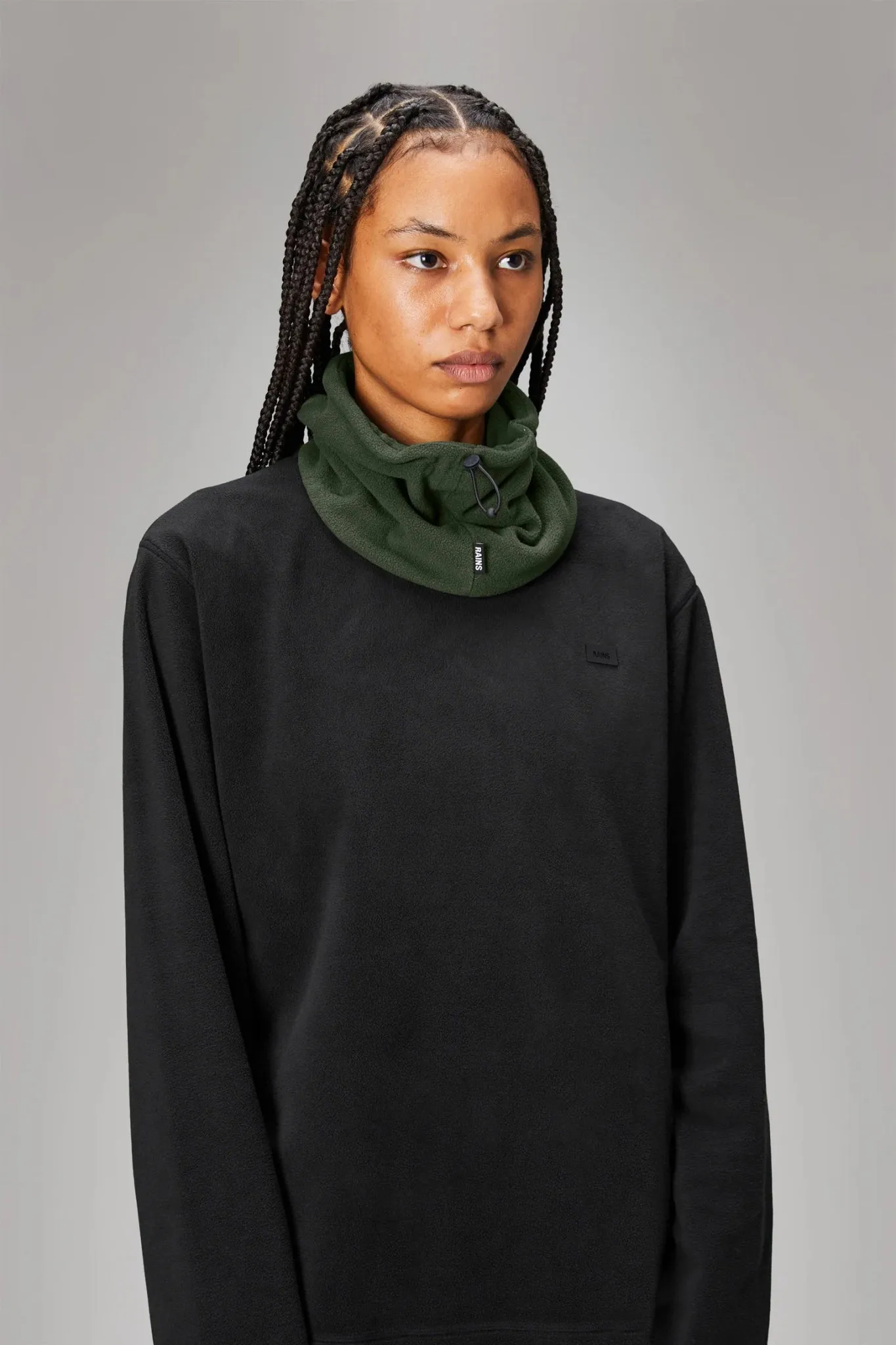 RAINS FLEECE Tube Scarf T1