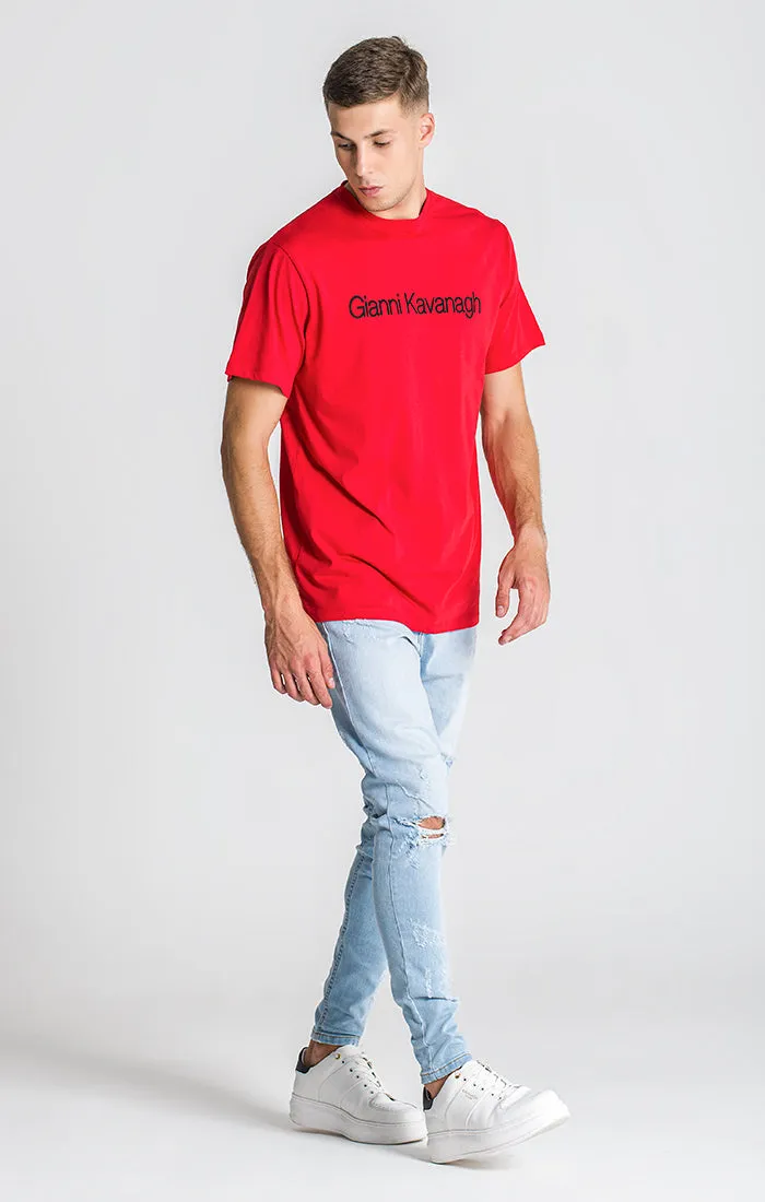 Red Essential Maxi Regular Tee