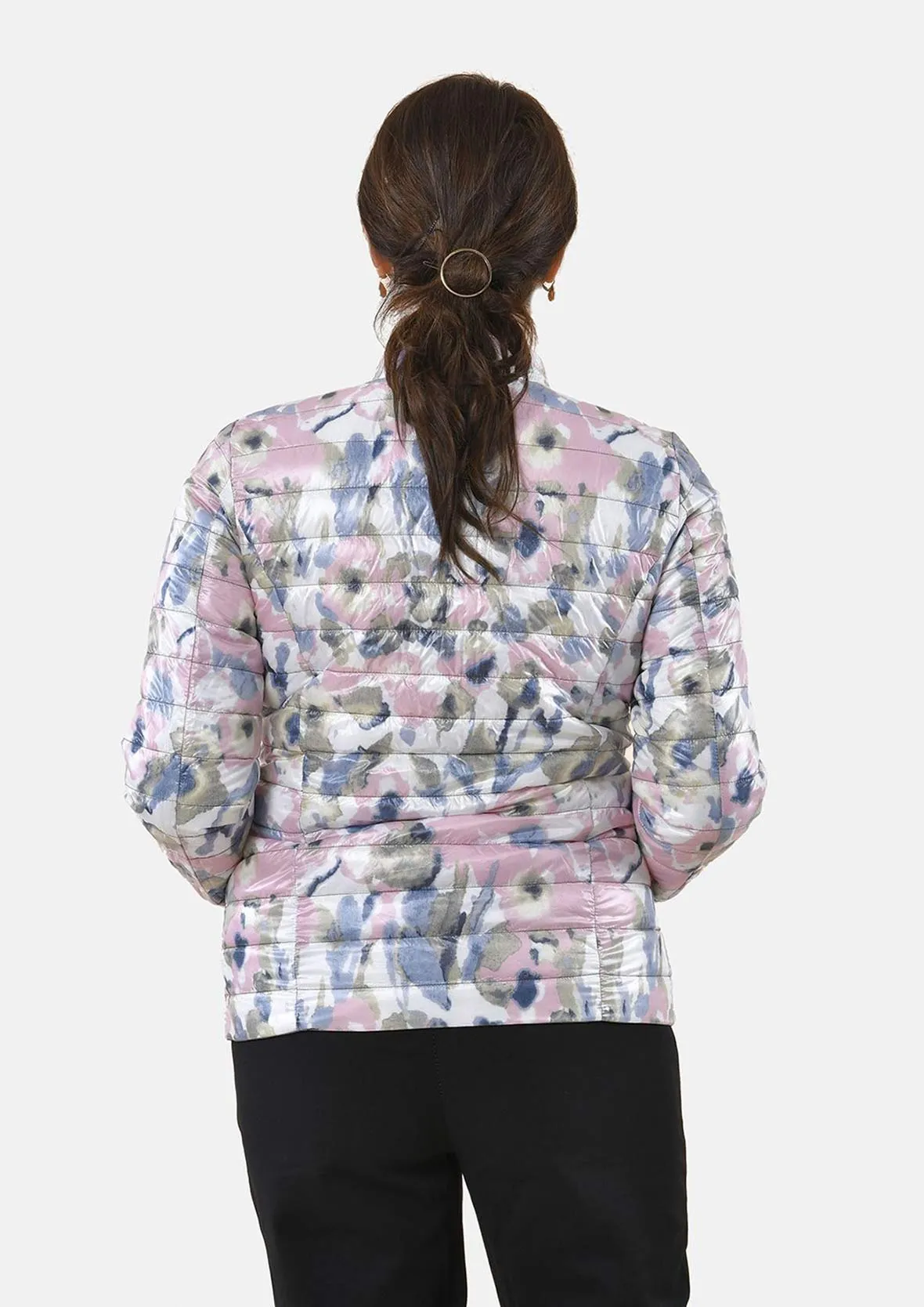 Reversible Floral Padded Jacket