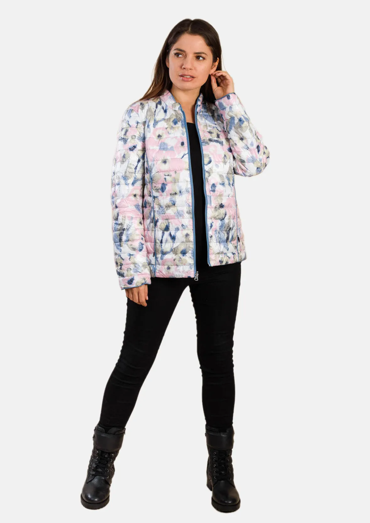 Reversible Floral Padded Jacket