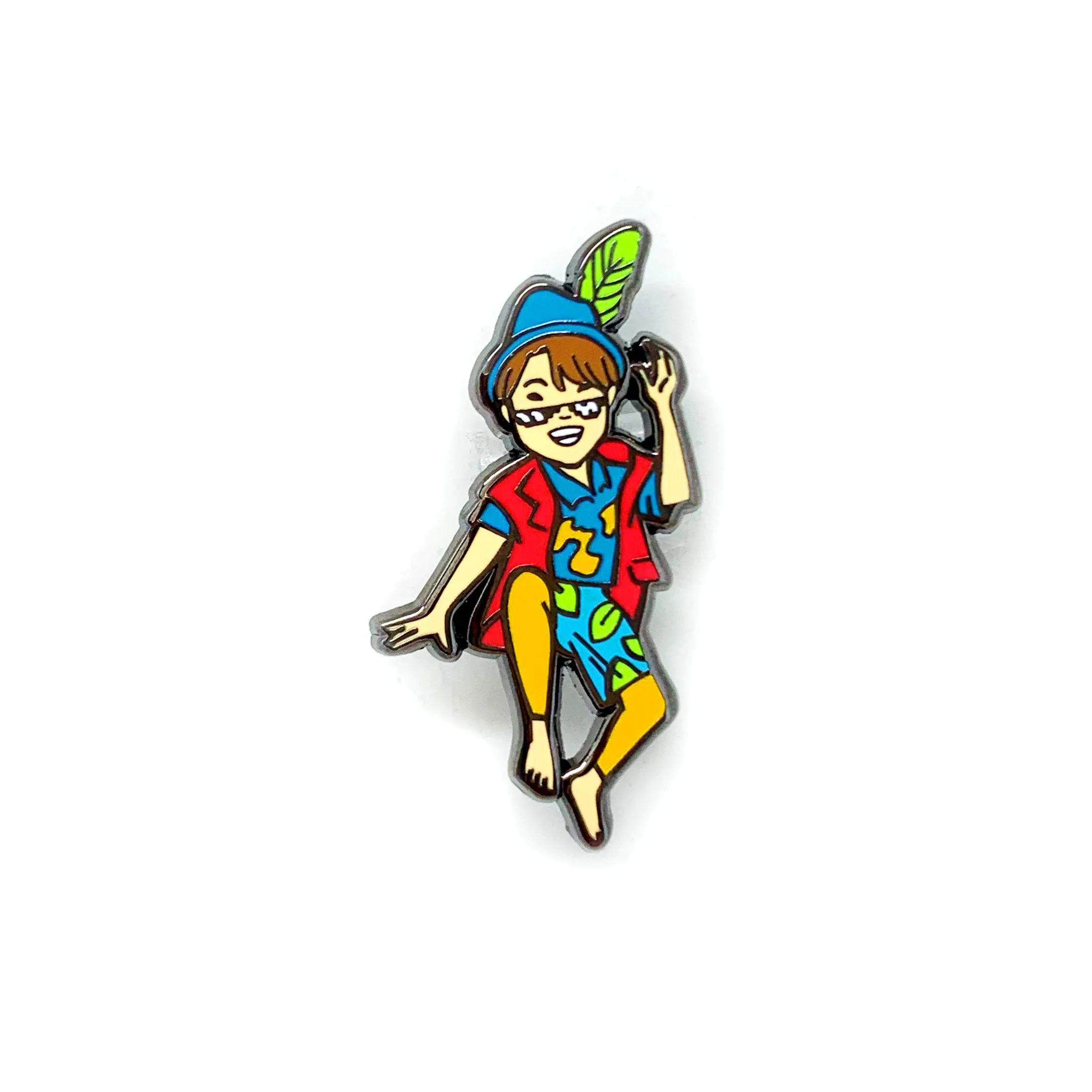 Run BTS Jungkook Enamel Pin