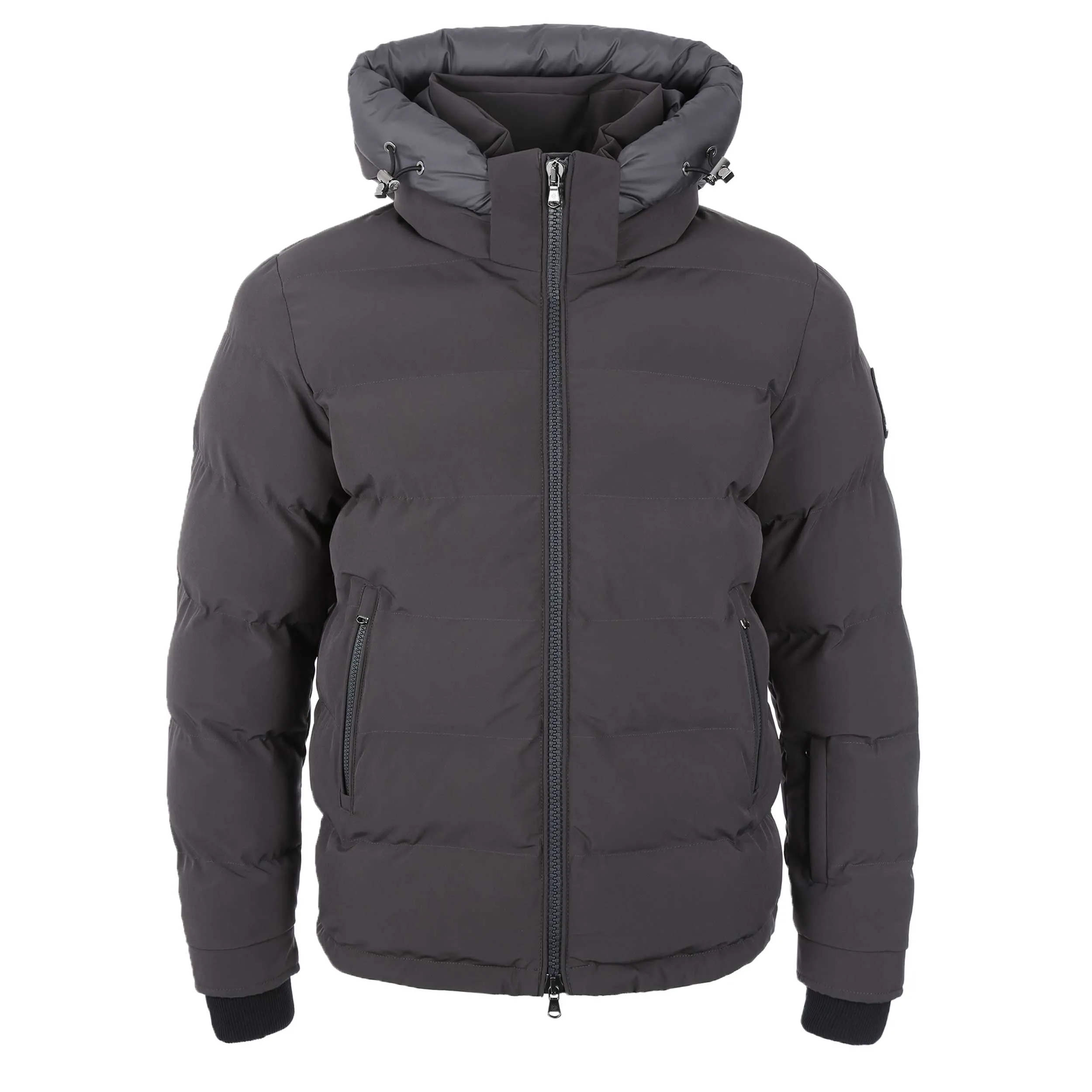 Sandbanks Banks Puffer Jacket in Charcoal