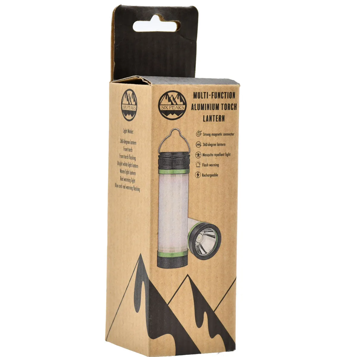 Six Peaks Multi Function Aluminium Torch Lantern