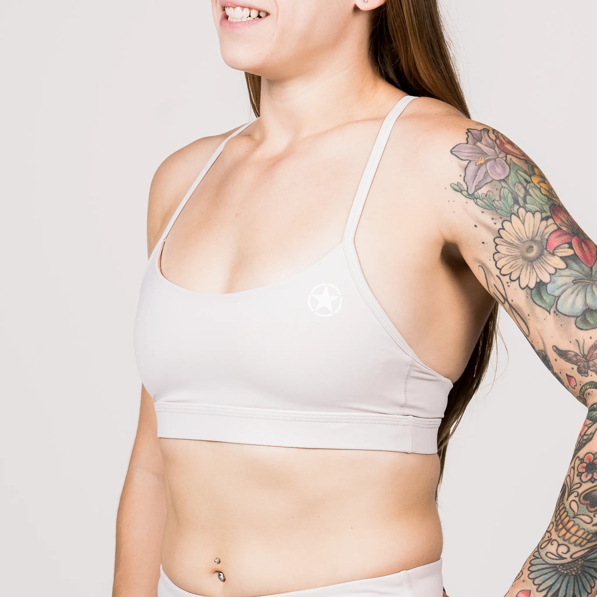 Sports Bra - 2-Strap Low-Cut - Clay