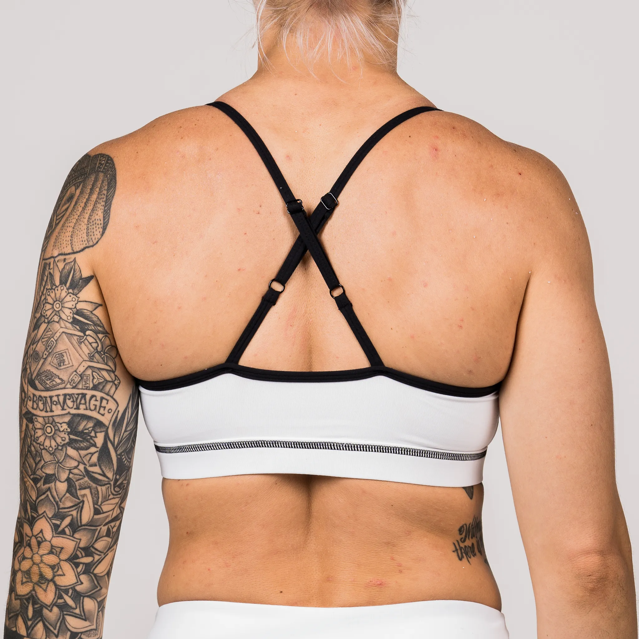 Sports Bra - Varsity - White