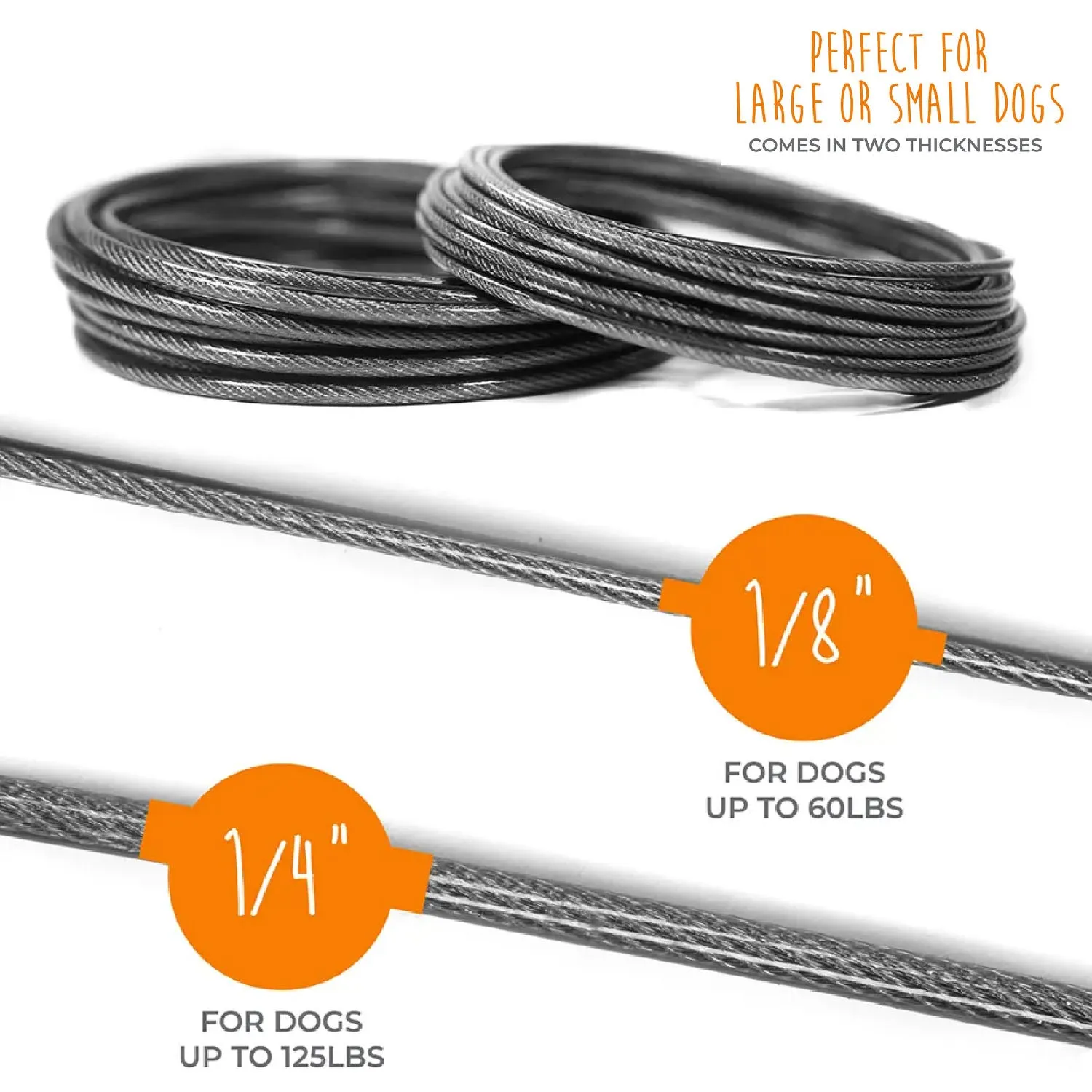 Tie Out Cable Leash 30'