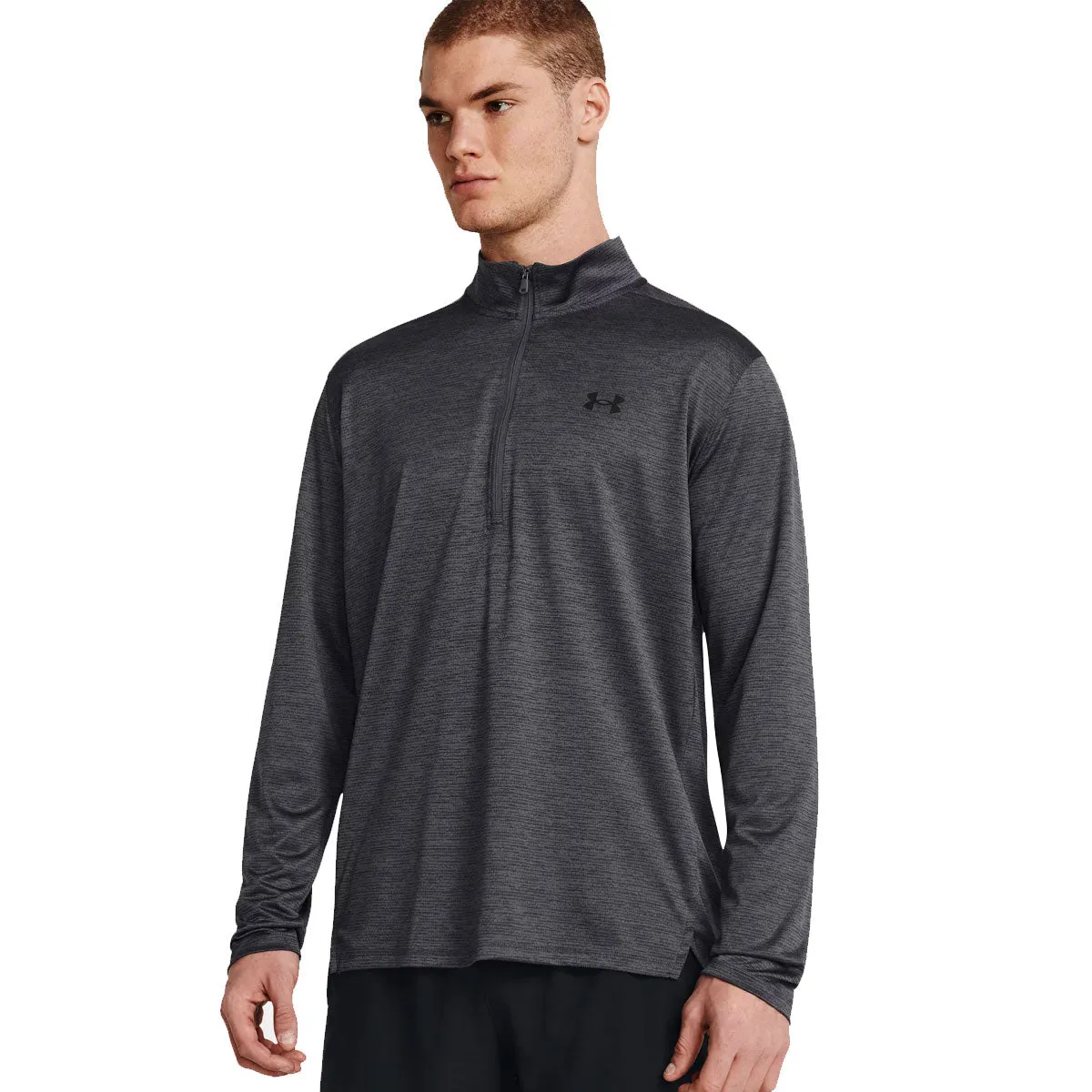 Under Armour Tech Vent 1/2 Zip Training Top - Mens - Castlerock/Black