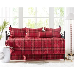 Vilano Plaid 6-Piece Daybed Cover Set