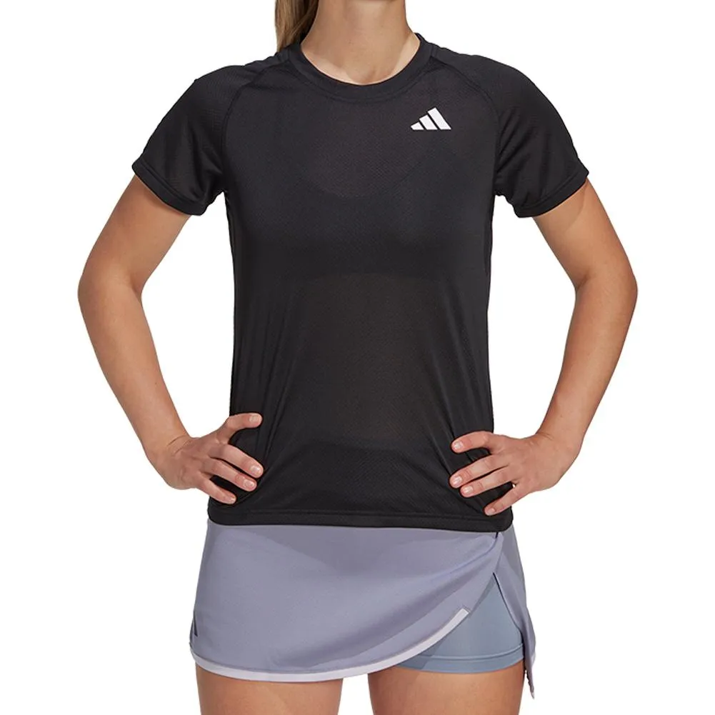 Women's Club Tennis Top Black