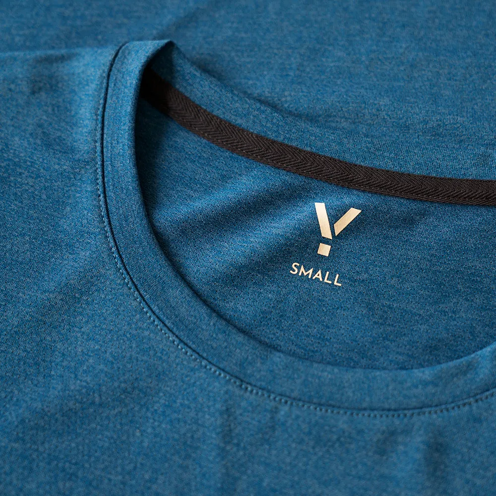 Womens Volta Tech Tee (Marine)